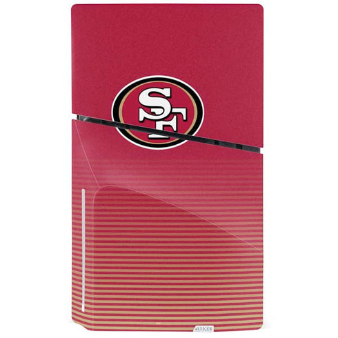 NFL San Francisco 49ers Breakaway PS5 Slim Disk Console Skin