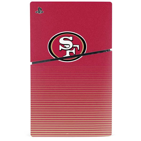NFL San Francisco 49ers Breakaway PS5 Slim Digital Edition Console Skin