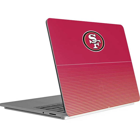 NFL San Francisco 49ers Breakaway Surface Laptop Studio Skin