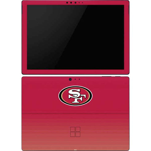 NFL San Francisco 49ers Breakaway Surface Pro 6 Skin