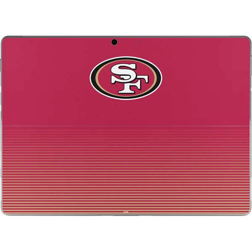 NFL San Francisco 49ers Breakaway Surface Pro 8 Skin