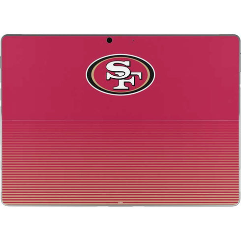 NFL San Francisco 49ers Breakaway Surface Pro 9 Skin