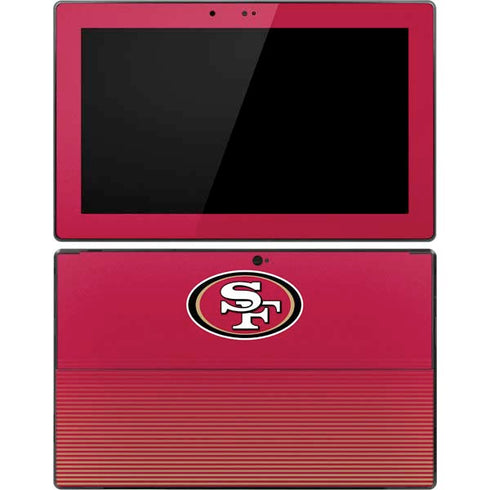 NFL San Francisco 49ers Breakaway Surface Pro Tablet Skin