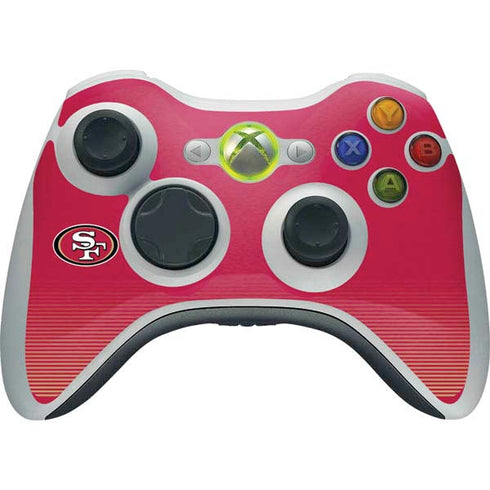 NFL San Francisco 49ers Breakaway Xbox 360 Wireless Controller Skin