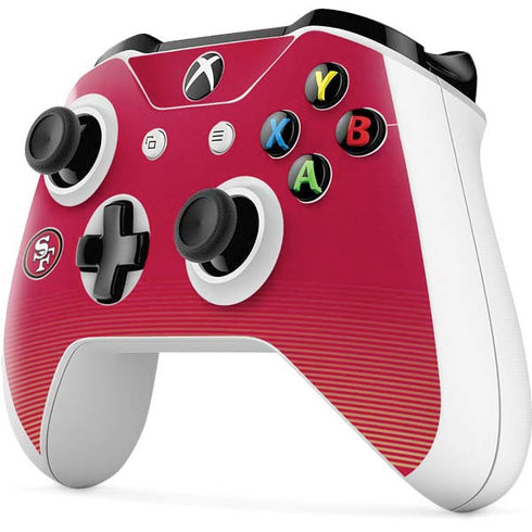 NFL San Francisco 49ers Breakaway Xbox One S Controller Skin
