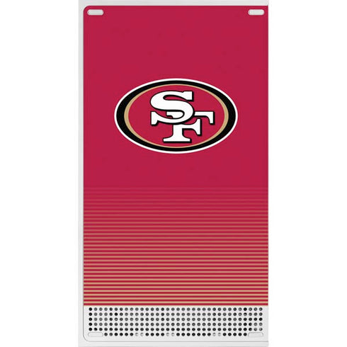 NFL San Francisco 49ers Breakaway Xbox Series S Console Skin