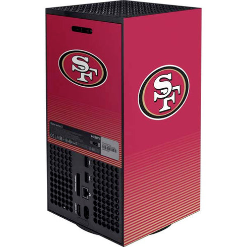 NFL San Francisco 49ers Breakaway Xbox Series X Bundle Skin