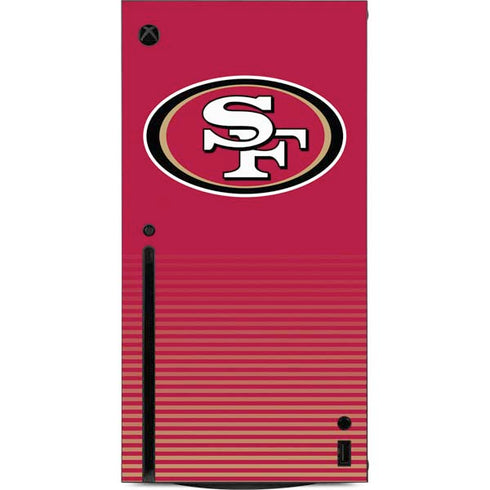 NFL San Francisco 49ers Breakaway Xbox Series X Console Skin