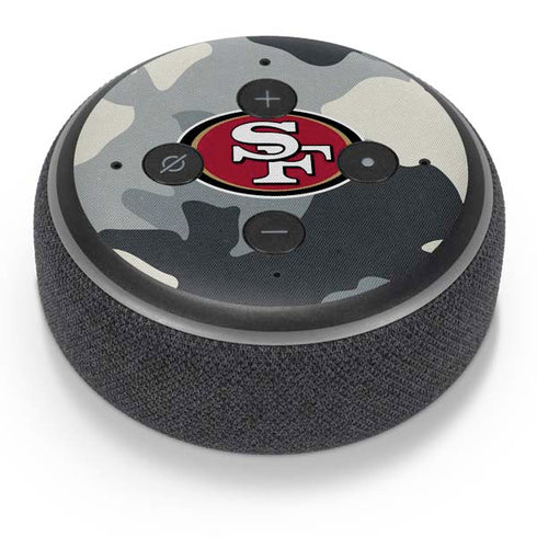 NFL San Francisco 49ers Camo Amazon Echo Dot Skin