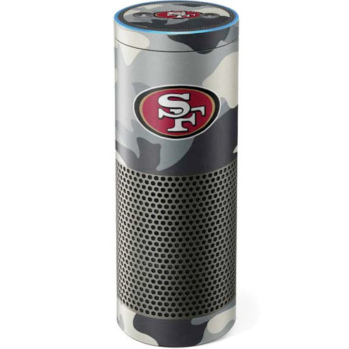 NFL San Francisco 49ers Camo Amazon Echo Skin