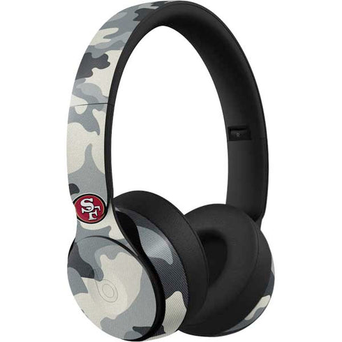 NFL San Francisco 49ers Camo Beats Solo Pro Skin