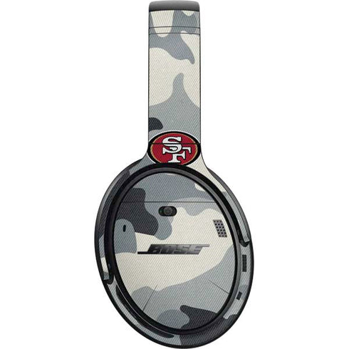 NFL San Francisco 49ers Camo Bose QuietComfort 35 II Headphones Skin