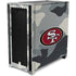 NFL San Francisco 49ers Camo Corsair 4000D Tempered Glass Mid-Tower ATX Case Skin