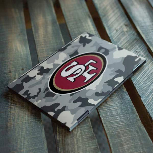 NFL San Francisco 49ers Camo HP Envy Skin
