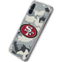 NFL San Francisco 49ers Camo Galaxy A10e Clear Case