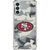 NFL San Francisco 49ers Camo Galaxy A13 5G Clear Case