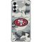 NFL San Francisco 49ers Camo Galaxy A14 5G Clear Case