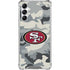 NFL San Francisco 49ers Camo Galaxy A14 5G Clear Case