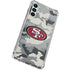 NFL San Francisco 49ers Camo Galaxy A14 5G Clear Case