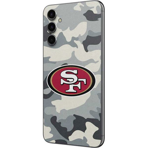 NFL San Francisco 49ers Camo Galaxy A14 5G Skin