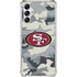NFL San Francisco 49ers Camo Galaxy A15 5G Clear Case