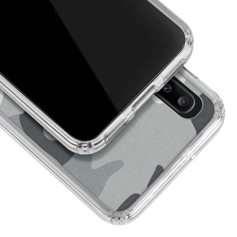 NFL San Francisco 49ers Camo Galaxy A20 Clear Case