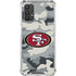 NFL San Francisco 49ers Camo Galaxy A32 5G Clear Case