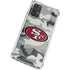 NFL San Francisco 49ers Camo Galaxy A32 5G Clear Case