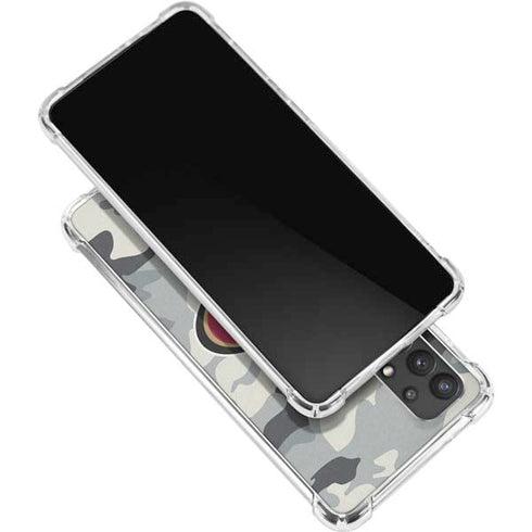 NFL San Francisco 49ers Camo Galaxy A32 5G Clear Case