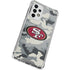 NFL San Francisco 49ers Camo Galaxy A33 5G Clear Case