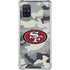 NFL San Francisco 49ers Camo Galaxy A51 5G Clear Case