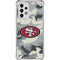 NFL San Francisco 49ers Camo Galaxy A53 5G Clear Case