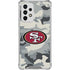 NFL San Francisco 49ers Camo Galaxy A53 5G Clear Case