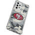 NFL San Francisco 49ers Camo Galaxy A53 5G Clear Case