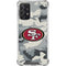 NFL San Francisco 49ers Camo Galaxy A72 5G Clear Case