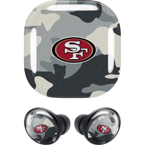 NFL San Francisco 49ers Camo Galaxy Buds Pro Skin