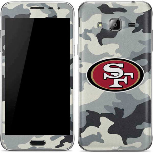 NFL San Francisco 49ers Camo Galaxy J3 Skin