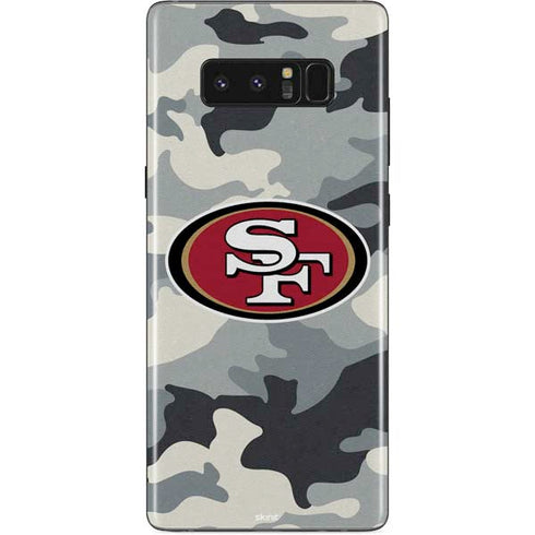 NFL San Francisco 49ers Camo Galaxy Note 8 Skin