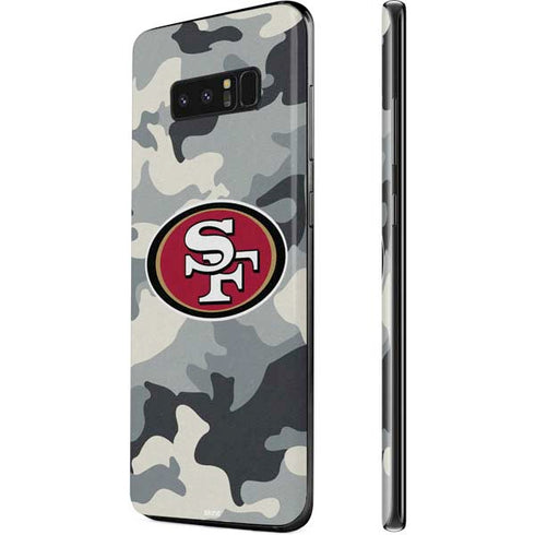 NFL San Francisco 49ers Camo Galaxy Note 8 Skin
