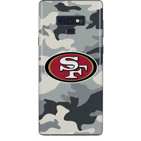 NFL San Francisco 49ers Camo Galaxy Note 9 Skin