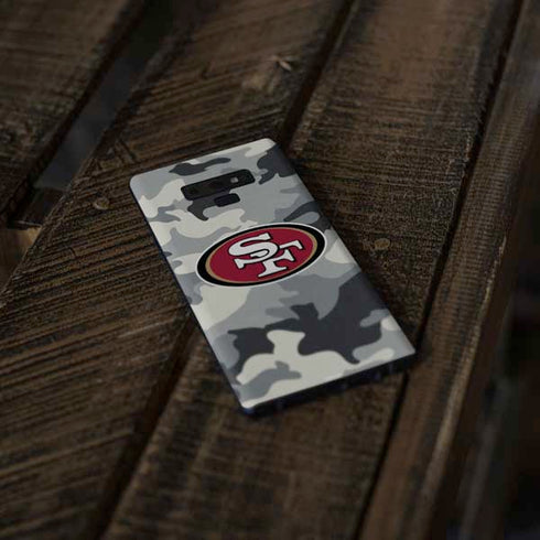 NFL San Francisco 49ers Camo Galaxy Note 9 Skin