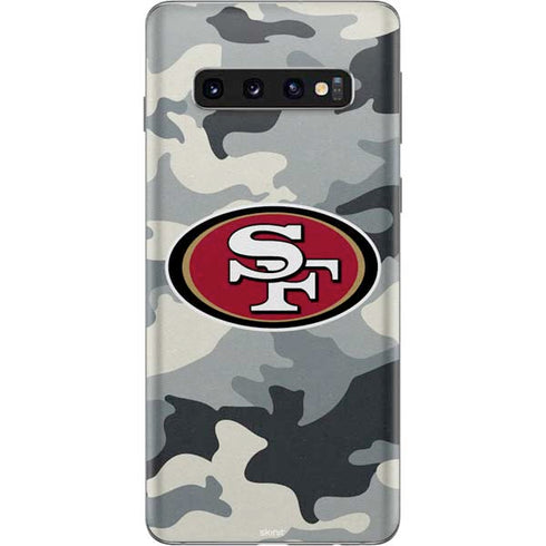 NFL San Francisco 49ers Camo Galaxy S10 Skin