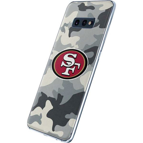 NFL San Francisco 49ers Camo Galaxy S10e Skin