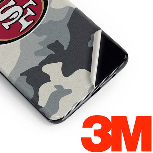 NFL San Francisco 49ers Camo Galaxy S10e Skin