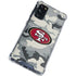 NFL San Francisco 49ers Camo Galaxy S20 FE Clear Case