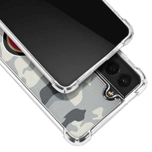 NFL San Francisco 49ers Camo Galaxy S21 5G Clear Case