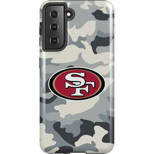 NFL San Francisco 49ers Camo Galaxy S21 5G Pro Case