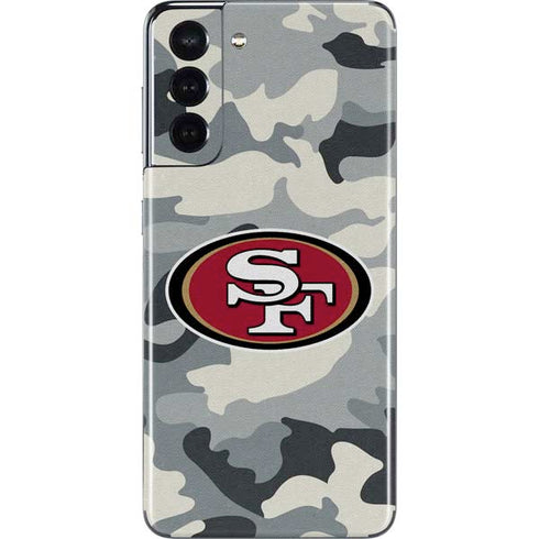 NFL San Francisco 49ers Camo Galaxy S21 5G Skin