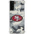 NFL San Francisco 49ers Camo Galaxy S21 Plus 5G Clear Case
