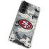 NFL San Francisco 49ers Camo Galaxy S21 Plus 5G Clear Case